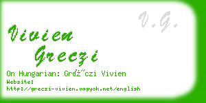 vivien greczi business card